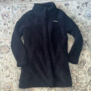 Columbia panorama long teddy coat.